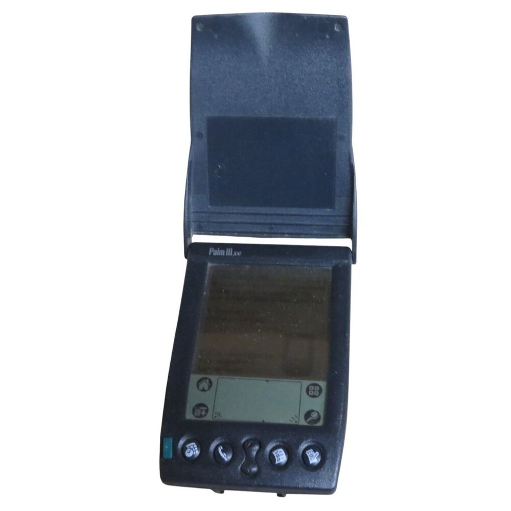Palm IIIxe Handheld PDA with Stylus and Plastic Cover - Tested And Working